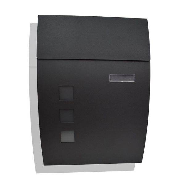 SKRZYNKA POCZTOWA NA LISTY MODERN DESIGN GRAFITOWA 14411 zdjęcie 3