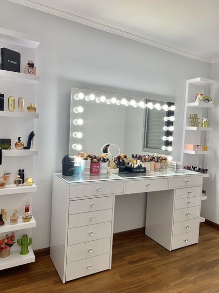 Lustro wizażowe, makijażowe, make up,do wizażu 100-150 wiszace zdjęcie 1