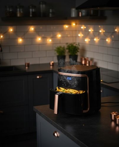 FRYTKOWNICA BEZTŁUSZCZOWA XXL AIR FRYER 7 L FRYTOWNICA 1900W LCD KOSZ na Arena.pl