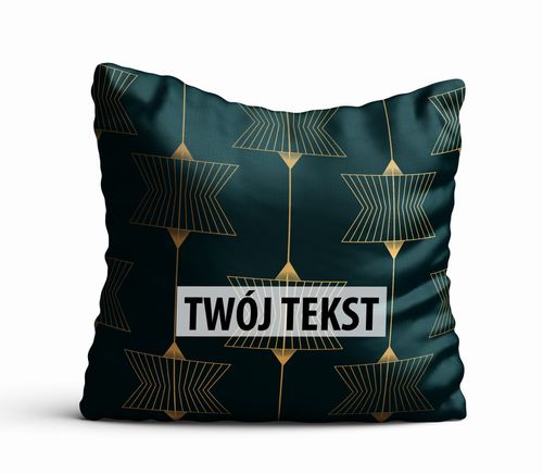 Poduszka Dekoracyjna GEOMETRYCZNA z Twoim napisem G21 na Arena.pl