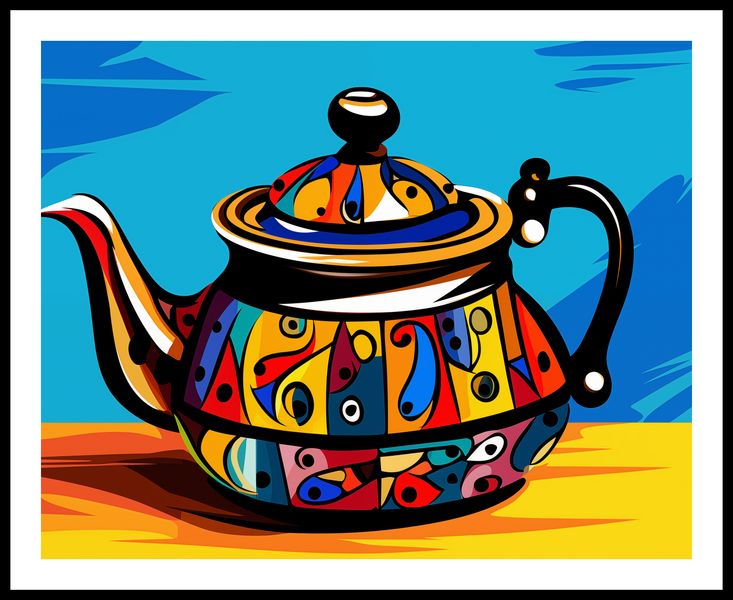 Plakat 76x60,5cm Może Herbatki? zdjęcie 3