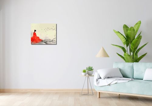 Obraz 50x40cm Diva Na Gałęzi na Arena.pl