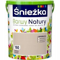 Farba lateksowa ścienna Śnieżka 5 l 160 Górska Ścieżka mat