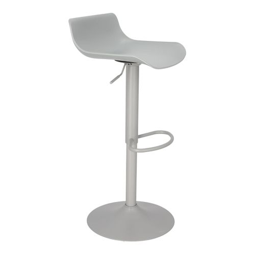 Stołek barowy regulowany Bar One Simplet szary mat na Arena.pl