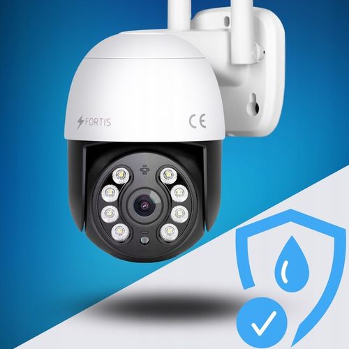 KAMERA ZEWNĘTRZNA OBROTOWA IP WIFI 8MPX 4K ULTRA HD 4x ZOOM DO MONITORINGU na Arena.pl