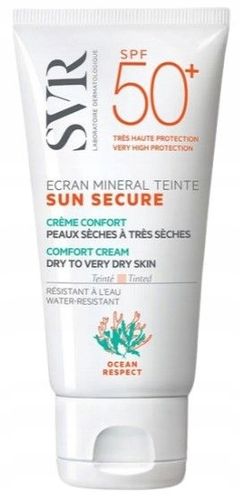 SVR Sun Secure Ecran, krem mineralny barwiący do twarzy SPF 50+, 60g na Arena.pl