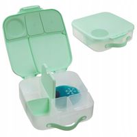 B.BOX Lunchbox na Jedzenie Śniadaniówka Szczelny SPEARMINT 2000ml Miętowy