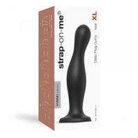 dildo plug curvy black   xl