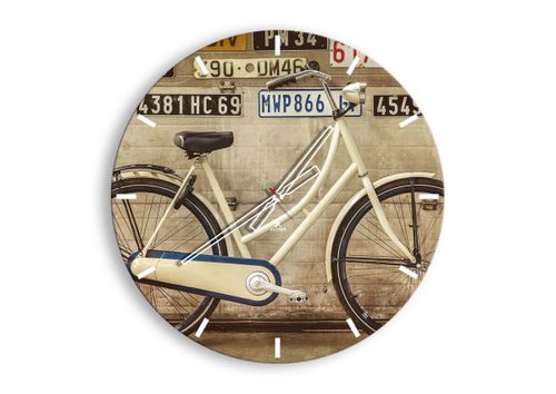 Zegar Ścienny - Rower Mur Tablica - 60X60 Cm - C3Ar60X60-3764 na Arena.pl