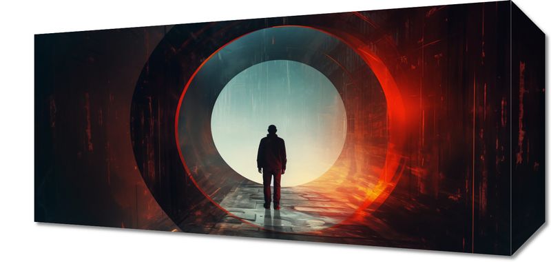 Obraz 40x20cm Portal do Świata zdjęcie 1