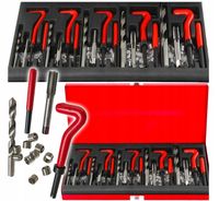 VERKE V86230 ZESTAW NAPRAWY USZKODZONYCH ZERWANYCH GWINTÓW GWINTOWNI M5-M12