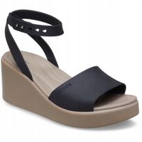 Damskie Sandały Koturn Crocs Brooklyn Ankle Strap 209406 Wedge 41-42