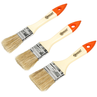 ZESTAW PŁASKICH PĘDZELI Z PLASTIKOWĄ RĄCZKĄ  25-38-50 MM