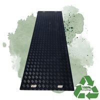 Emaga Płyta drogowa 2m x 1m x 15mm z tworzywa sztucznego LDPE z recyklingu