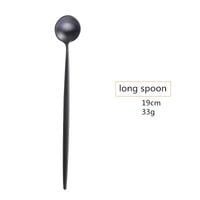 Zestaw  Sztućców Zestaw Dla 1 Osoby - HOME DECOR - Piękno I Elegancja - LOFT Łyżka Czarna