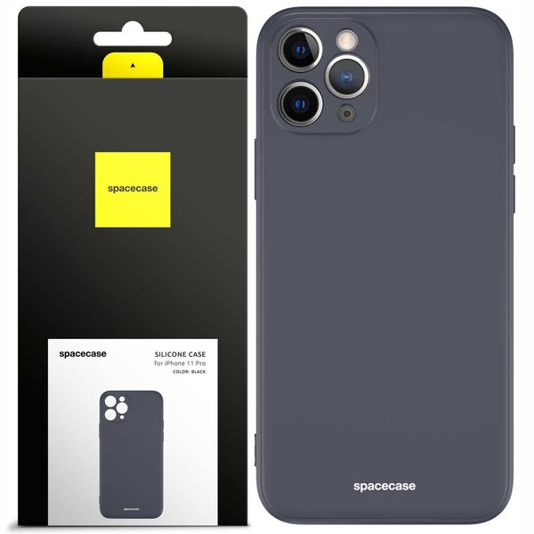 Spacecase Silicone Case Iphone 11 Pro Black zdjęcie 1