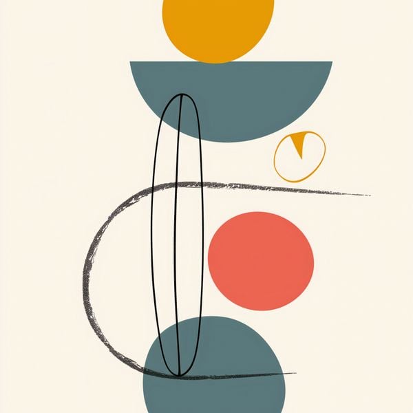 Plakat 20x20cm Równe Kompozycje zdjęcie 1