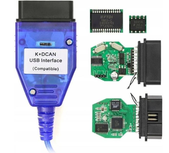 NOVADO KABEL INTERFEJS K+DCAN INPA ISTA NCS WINKFP BMW E36 E46 E60 E90 E65 zdjęcie 8