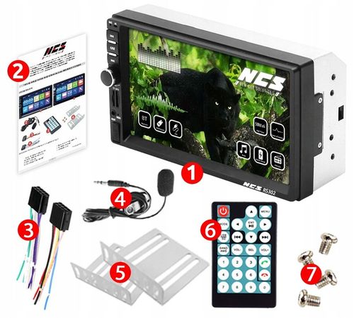 RADIO 2DIN EKRAN 7 USB SAMOCHODOWE SD MP3 BT na Arena.pl
