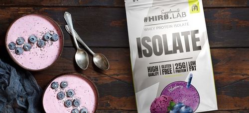 Izolat Białka BIAŁKO 700 g WPI ISO Whey Protein Isolate Jagoda HIRO na Arena.pl