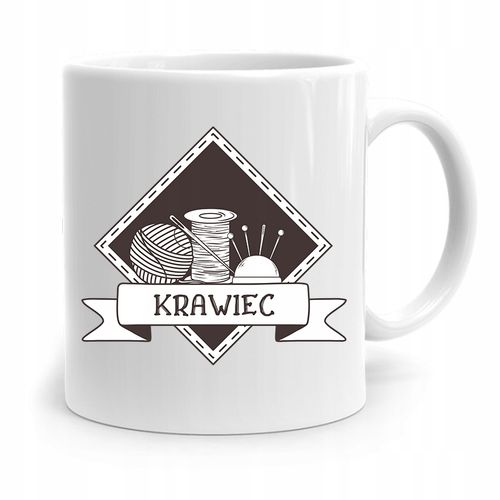 Kubek Prezent Krawcowej Krawca Krawiec Z Nadrukiem Ze Zdjęciem na Arena.pl