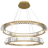 Żyrandol glamour Krone P097PL-L90G4K Maytoni LED 90W 4000K ring złoty