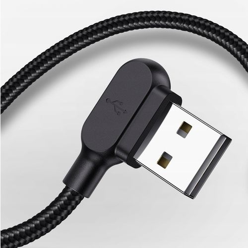 MCDODO KABEL KĄTOWY 90° USB-C SZYBKIE ŁADOWANIE DWUSTRONNY USB TYP C LED 2M na Arena.pl