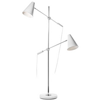 Lampa podłogowa Kaja AZ2863 Azzardo metal regulowana biała