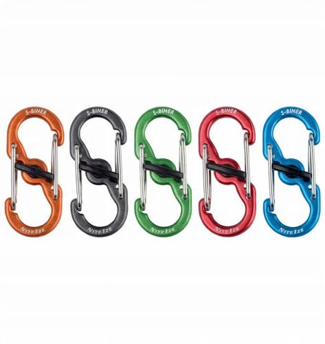 Nite Ize - Zestaw Karabinków S-Biner MicroLock Aluminum - 5 szt. na Arena.pl