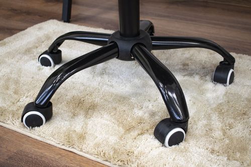 Krzesło obrotowe NOTO aksamit - czarne na Arena.pl