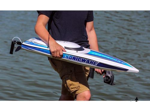 Proboat Sonicwake 36" Self-Right Deep-V BL RTR biała na Arena.pl
