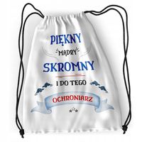Plecak Ochroniarza Sportowy Szkolny Worek Torba Z Nadrukiem Ze Zdjęciem