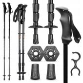 KIJKI DO NORDIC WALKING BERGSON KIJE TREKKINGOWE SKŁADANE ALUMINIUM BTP-02