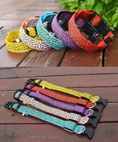 Obroża świecąca led dla psa kota kolorowa 44 cm