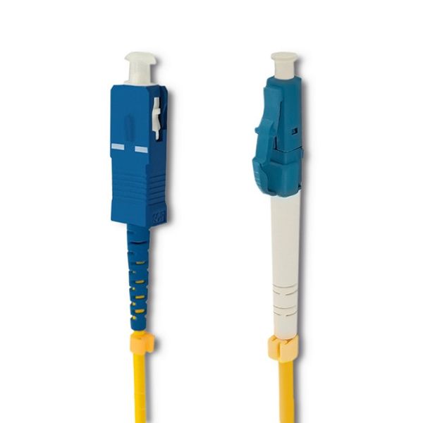 Qoltec Patchcord światłowodowy LC/UPC - SC/UPC | Singlemode | 9/125 | G652D | Simplex | 7m zdjęcie 2
