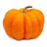 SZTUCZNA DYNIA OZDOBNA DUŻA FIGURKA DO KOMPOZYCJI JESIENNA DEKORACJA 25 cm