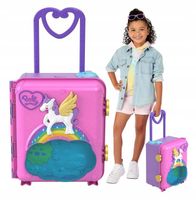 LALKA POLLY POCKET WAKACYJNY KURORT zestaw zabawy WALIZKA 4 lalki akcesoria