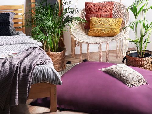 Pufa worek 140 x 180 cm purpurowy na Arena.pl