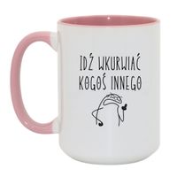 Duży Biało-Różowy 450 ml