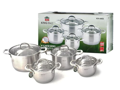 Garnki KINGHOFF Gourmet 8-ele [KH-4465] na Arena.pl
