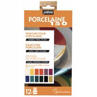 2 x Zestaw farb do porcelany szkła do wypalenia PEBEO 12x20ml dekoracyjne