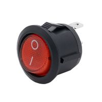 WYŁĄCZNIK DWUBIEGUNOWY OKRĄGŁY PODŚWIETLANY - VT-206-0201