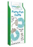furry fun cuffs aqua