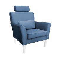 Fotel DENVER nogi białe MG33