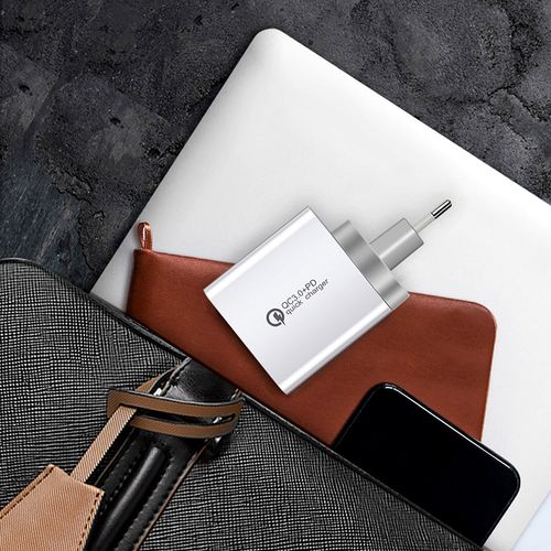 SZYBKA ŁADOWARKA TYP C Quick Charge 3.0 + USB A na Arena.pl