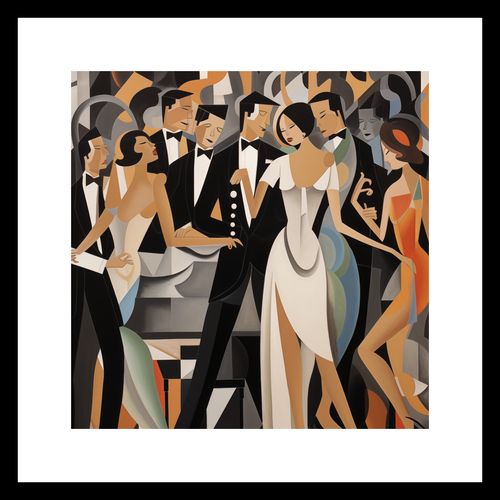 Plakat 20x20cm Bal w Art Deco na Arena.pl