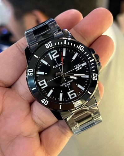 ZEGAREK MĘSKI CASIO MTP-VD01B-1B (zd169e) + BOX na Arena.pl