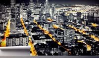 Fototapeta AMERYKAŃSKIE MIASTO NOCĄ USA 370x250