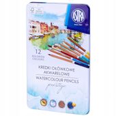 kredki akwarelowe z drew. cedr prestige 12kol 5104