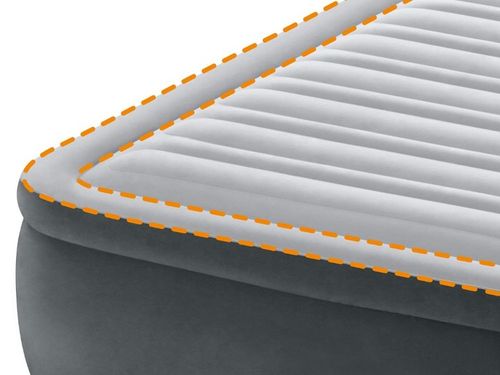 Materac jednoosobowy Intex 191 x 99 x 46 cm szary 64412 FIBER-TECH na Arena.pl